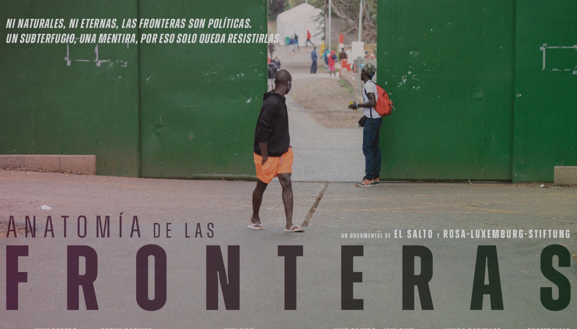 Cartel Anatomía de las fronteras web