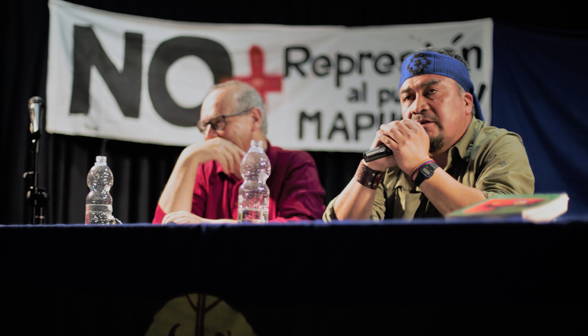 Héctor Llaitul, vocero de la Coordinadora Arauco Malleco (CAM)