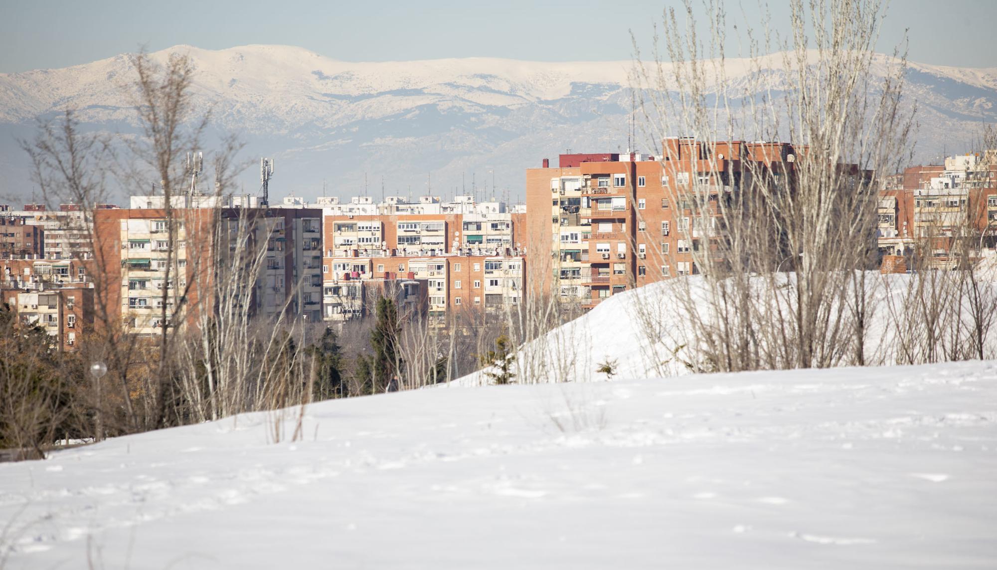 Barrio Pilar nevada Filomena