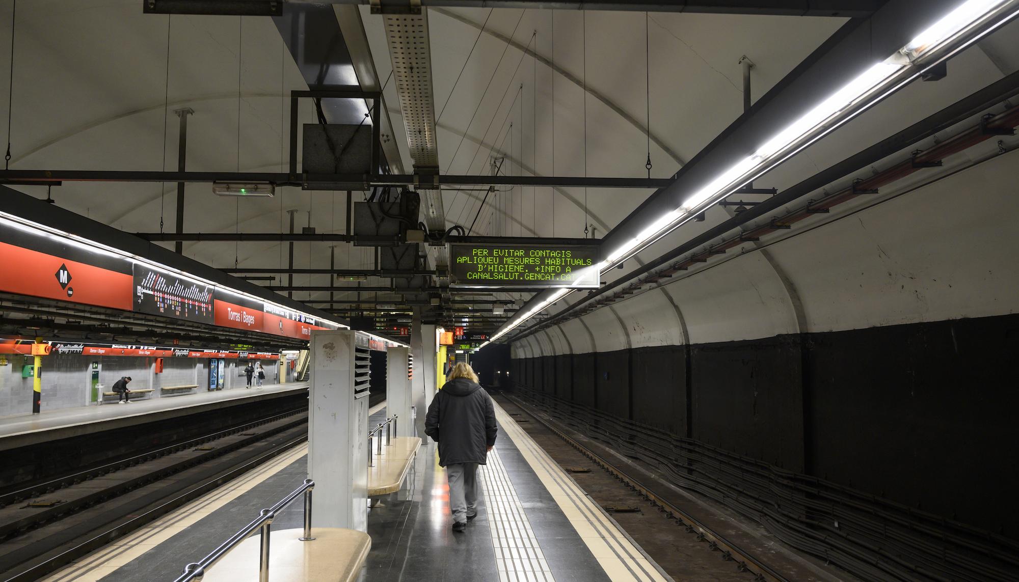 Metro Barcelona Covid