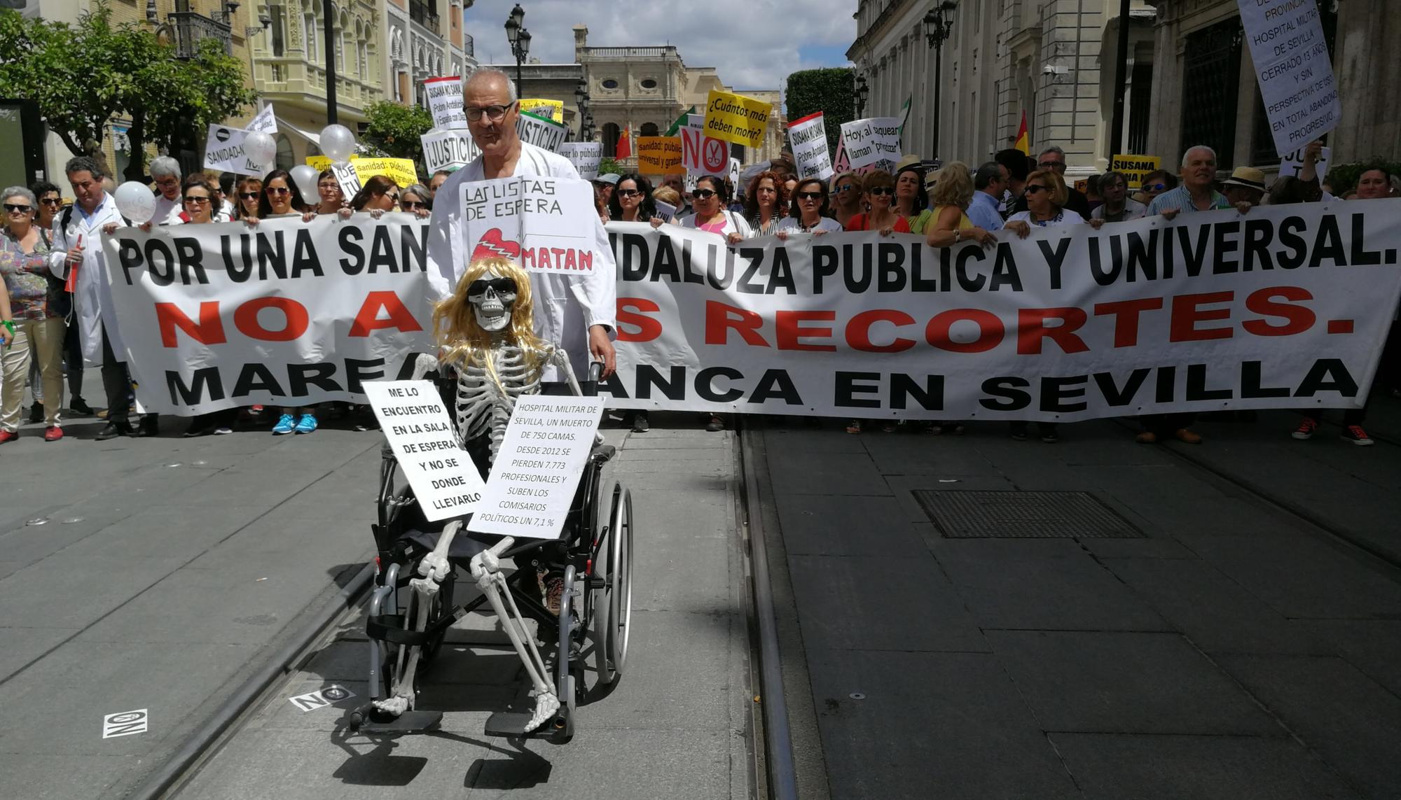 Manifestación Sanidad Pública en Sevilla 3