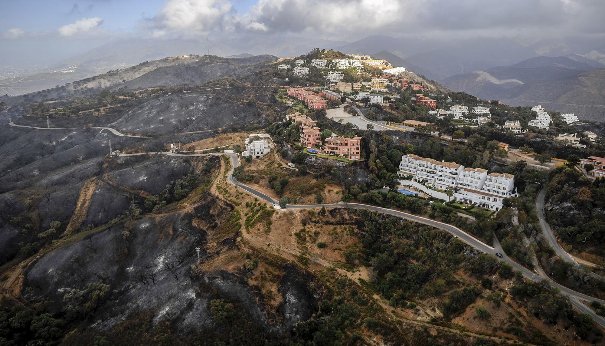 Incendio malaga