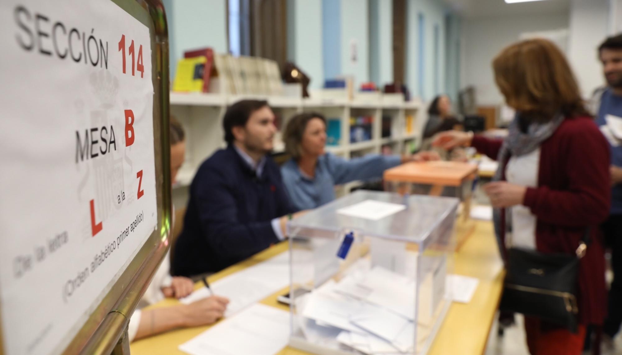 Colegio Electoral barrio Salamanca