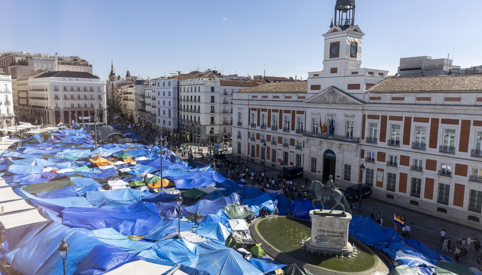 Acampada Sol vivienda 26S 14 de octubre