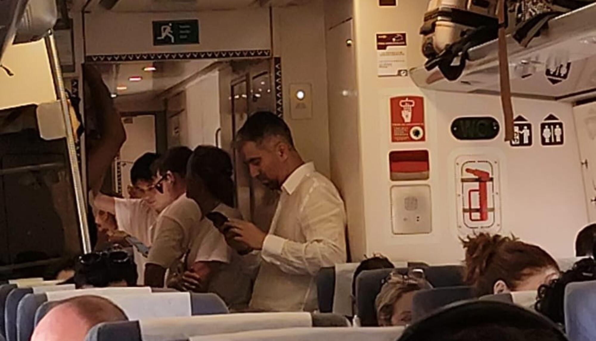 Pasajeros tren avería Extremadura