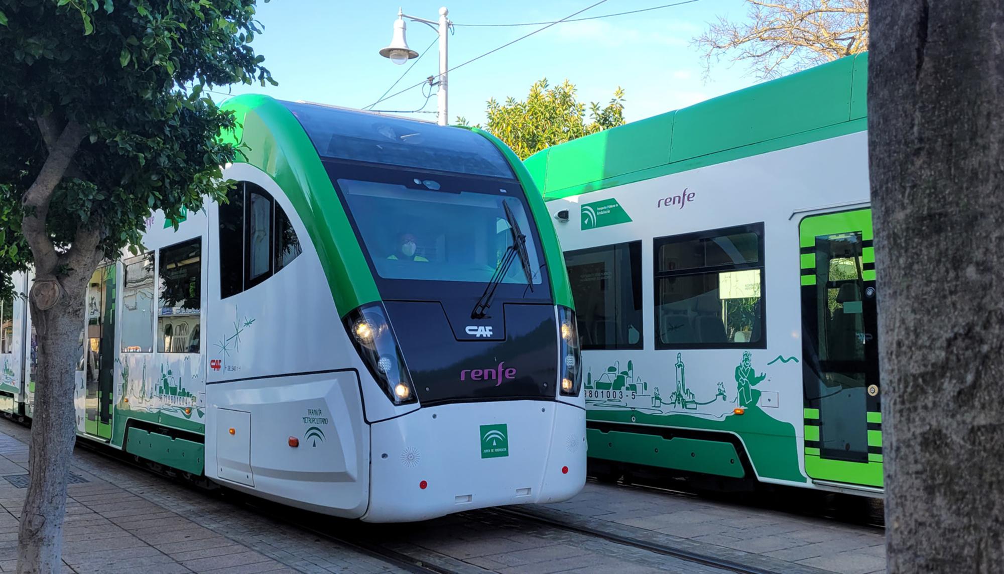 Tranvía Chiclana - Cádiz pruebas