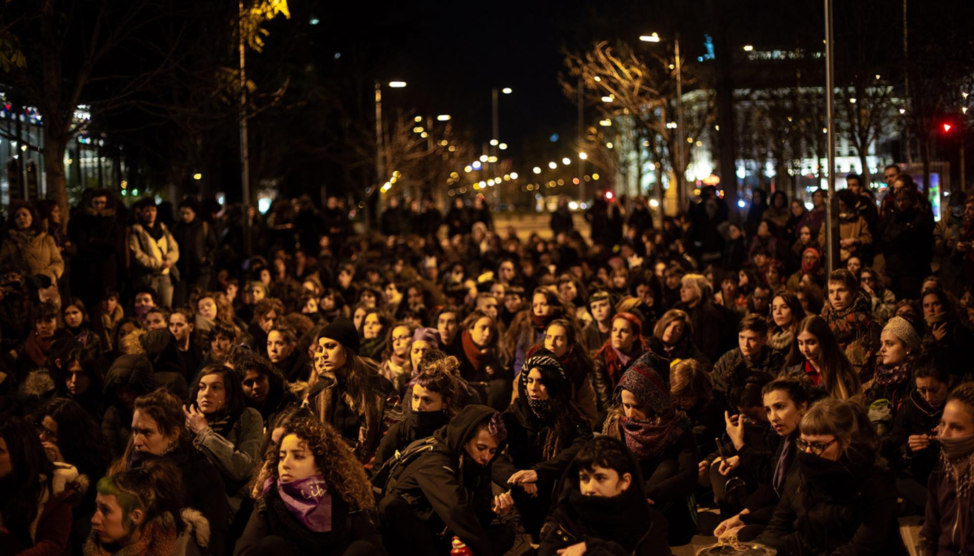 Caceralada por el 8M n la Puerta del Sol, Madrid - 1