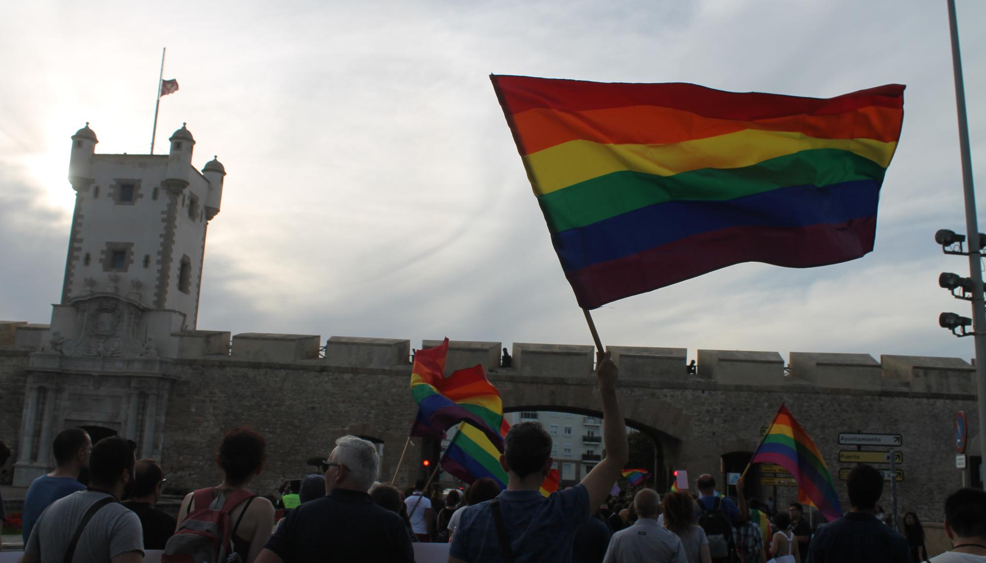 Bandera Arcoiris Cádiz Orgullo