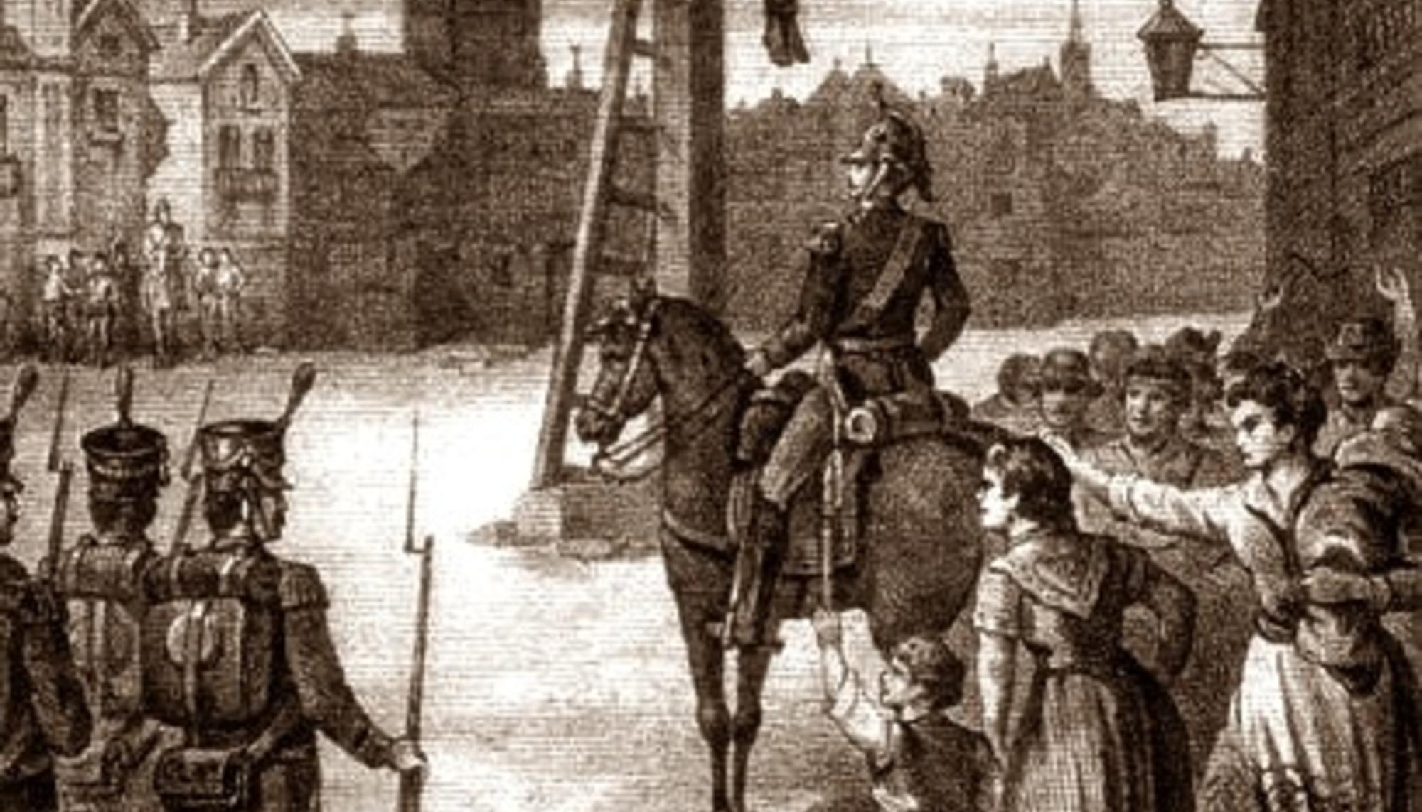 Ejecución de Riego en la Plaza de la Cebada de Madrid