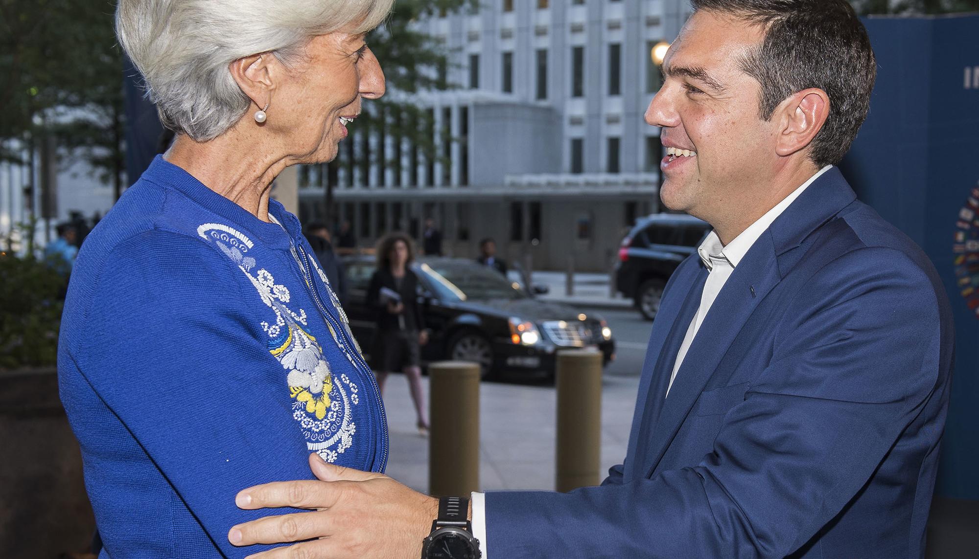 Tsipras Christine Lagarde