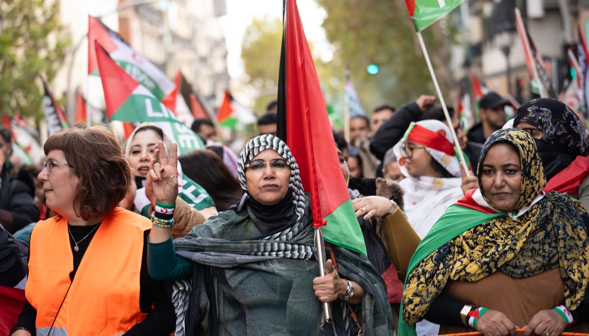 Manifestacion Sahara Occidental - 1 