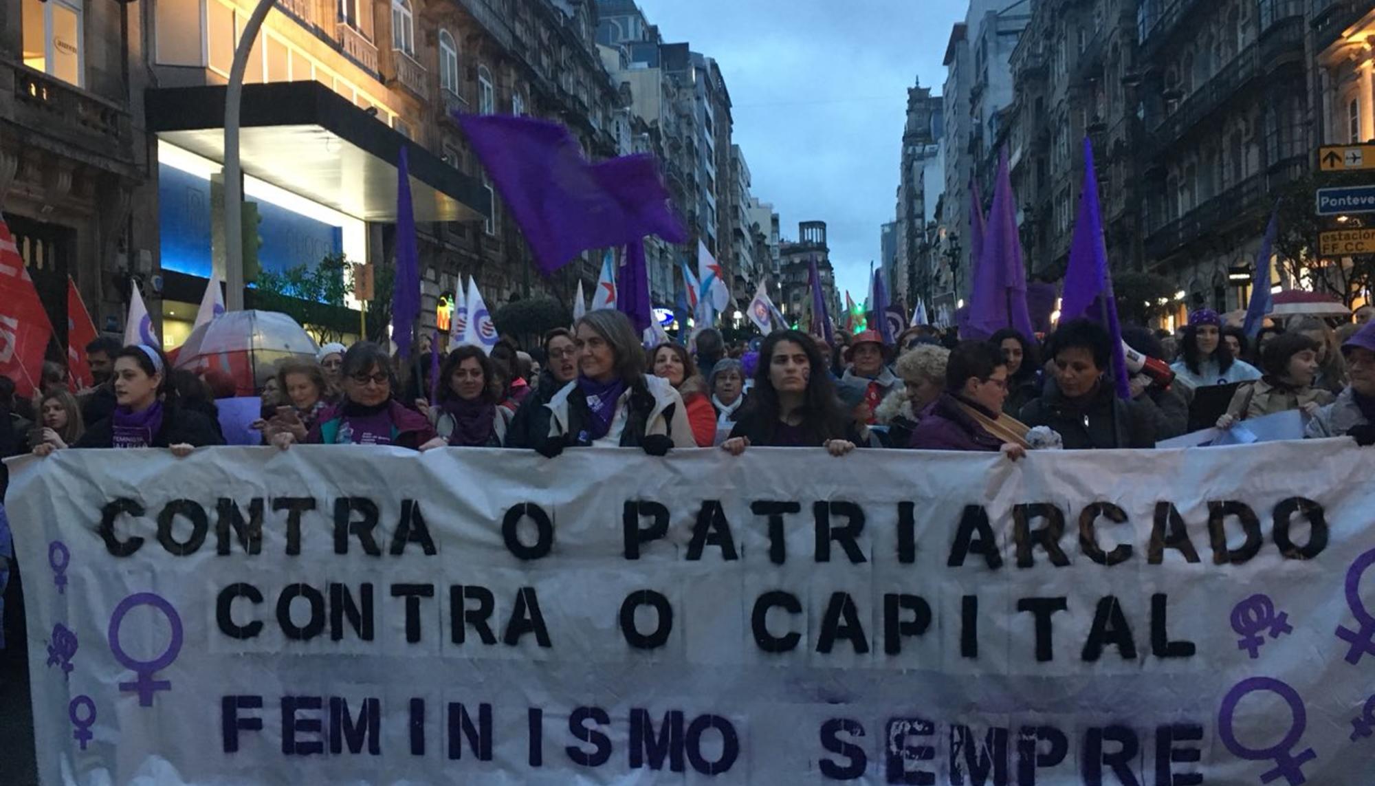 Manifestación feminista Vigo