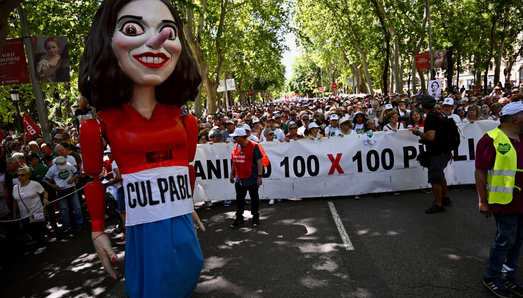 Manifestación Madrid 25M Sanidad