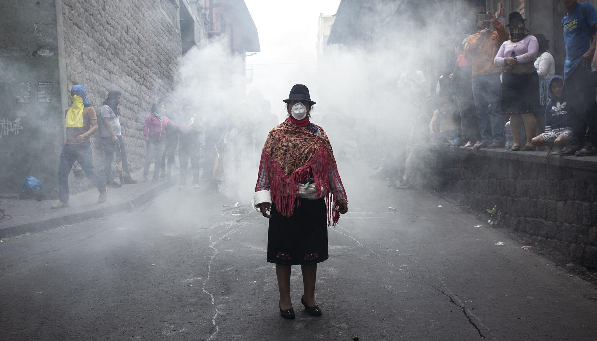 Protestas en Ecuador