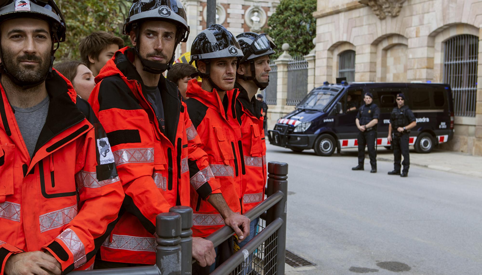 Bomberos huelga del 3 de octubre