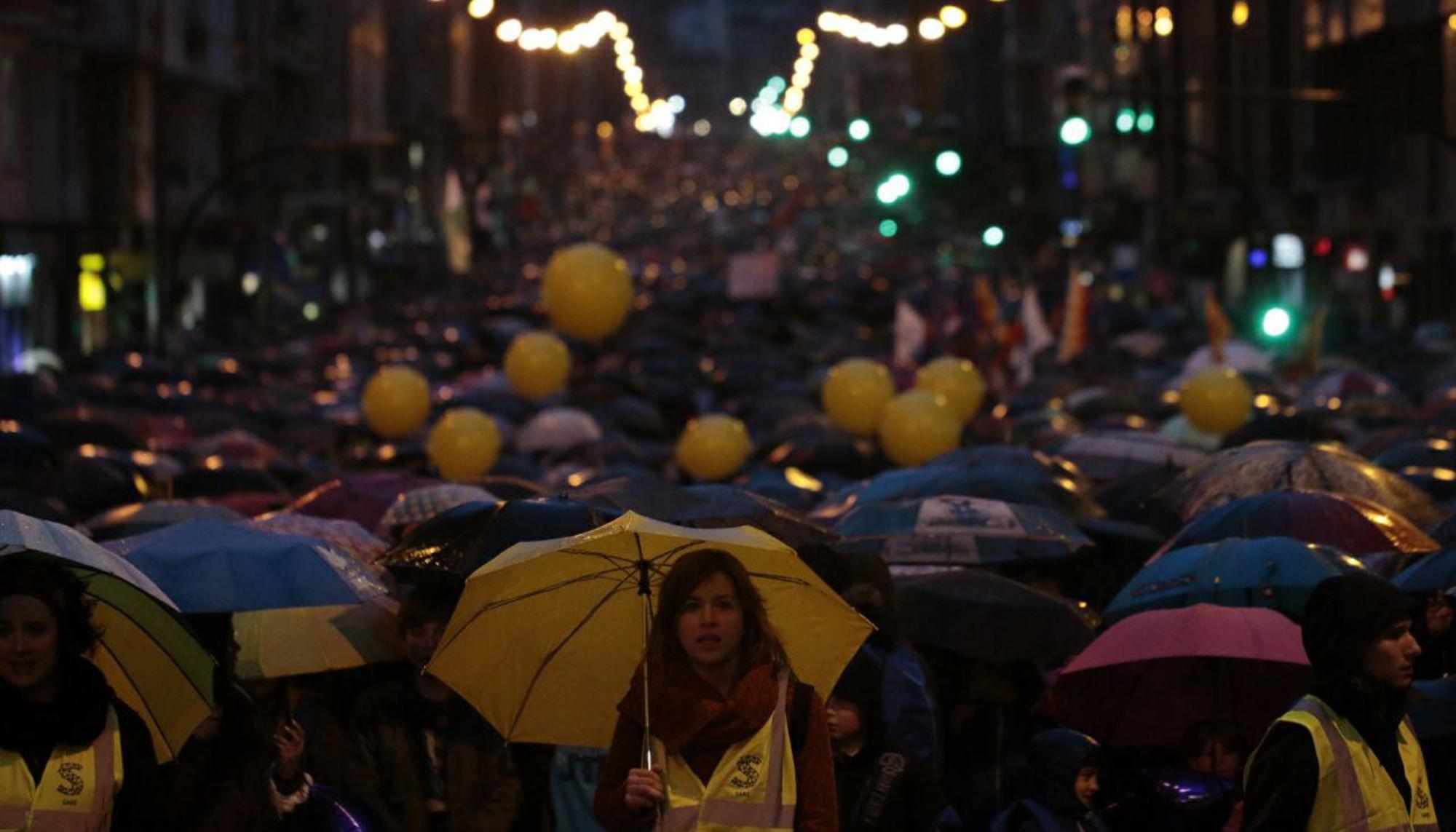 Manifestación Bilbao por el acercamiento y el fin de la dispersión