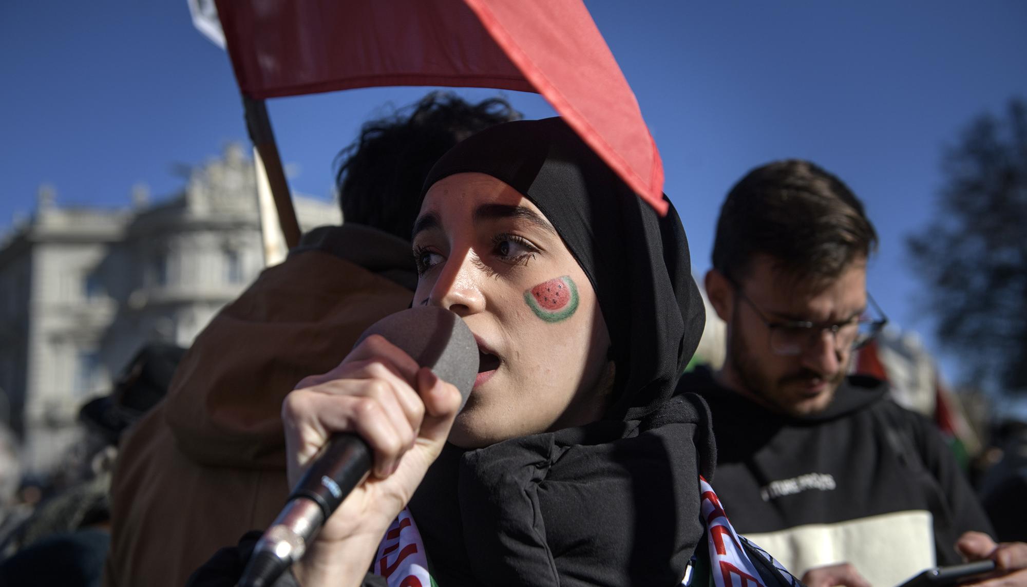 Más de 50.000 personas en Madrid contra el genocidio en Gaza y en apoyo al pueblo palestino - 7