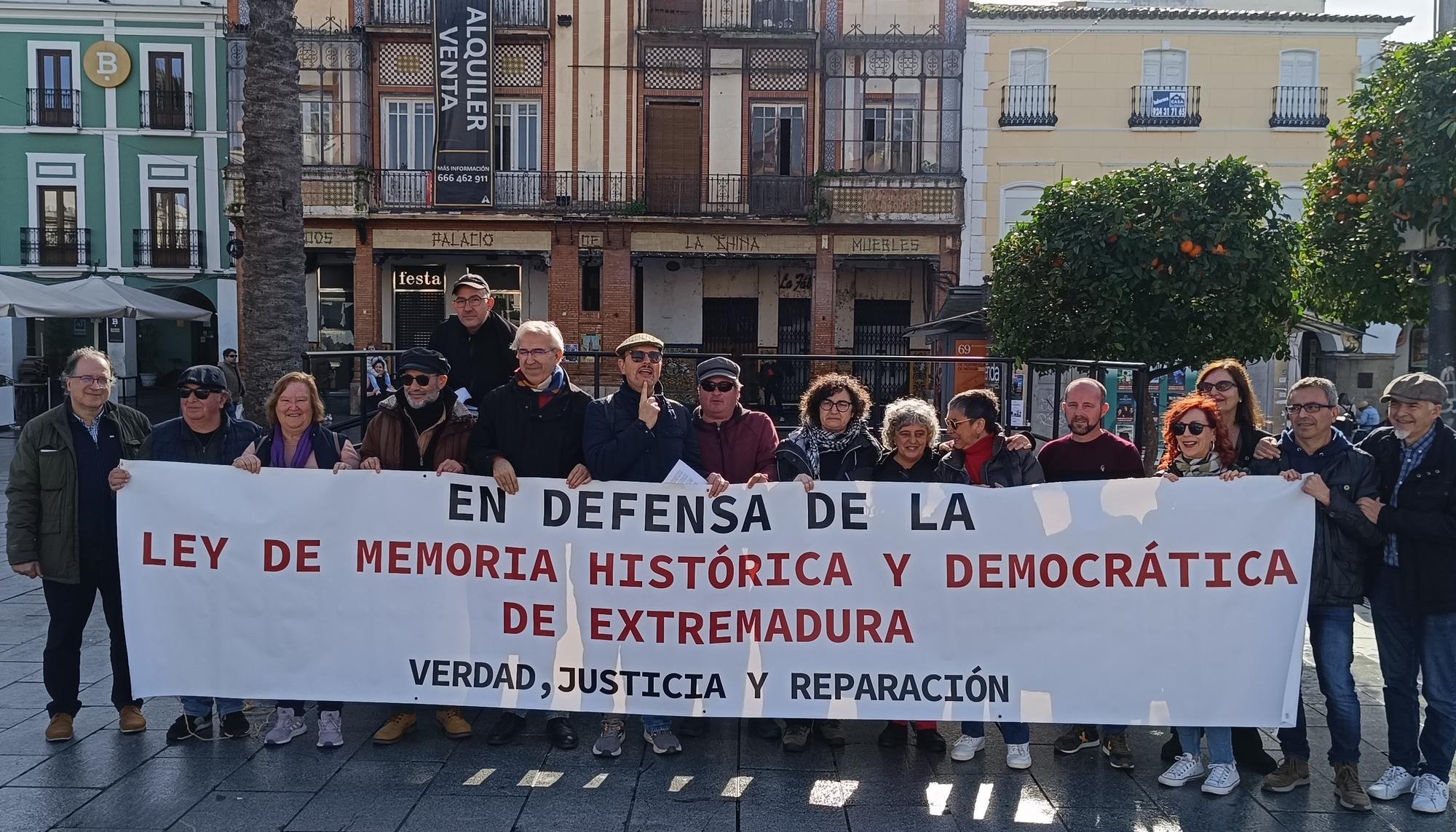 Concentración memoria histórica Mérida
