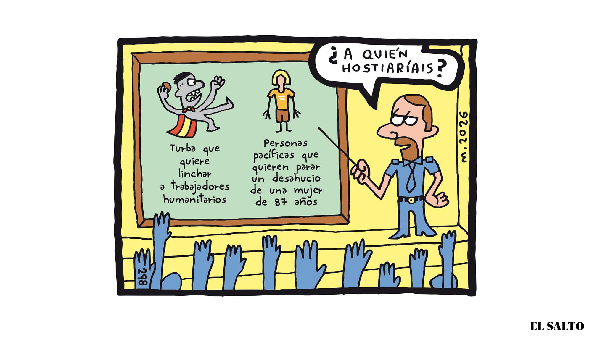Escuela de policías, por Mauro Entrialgo