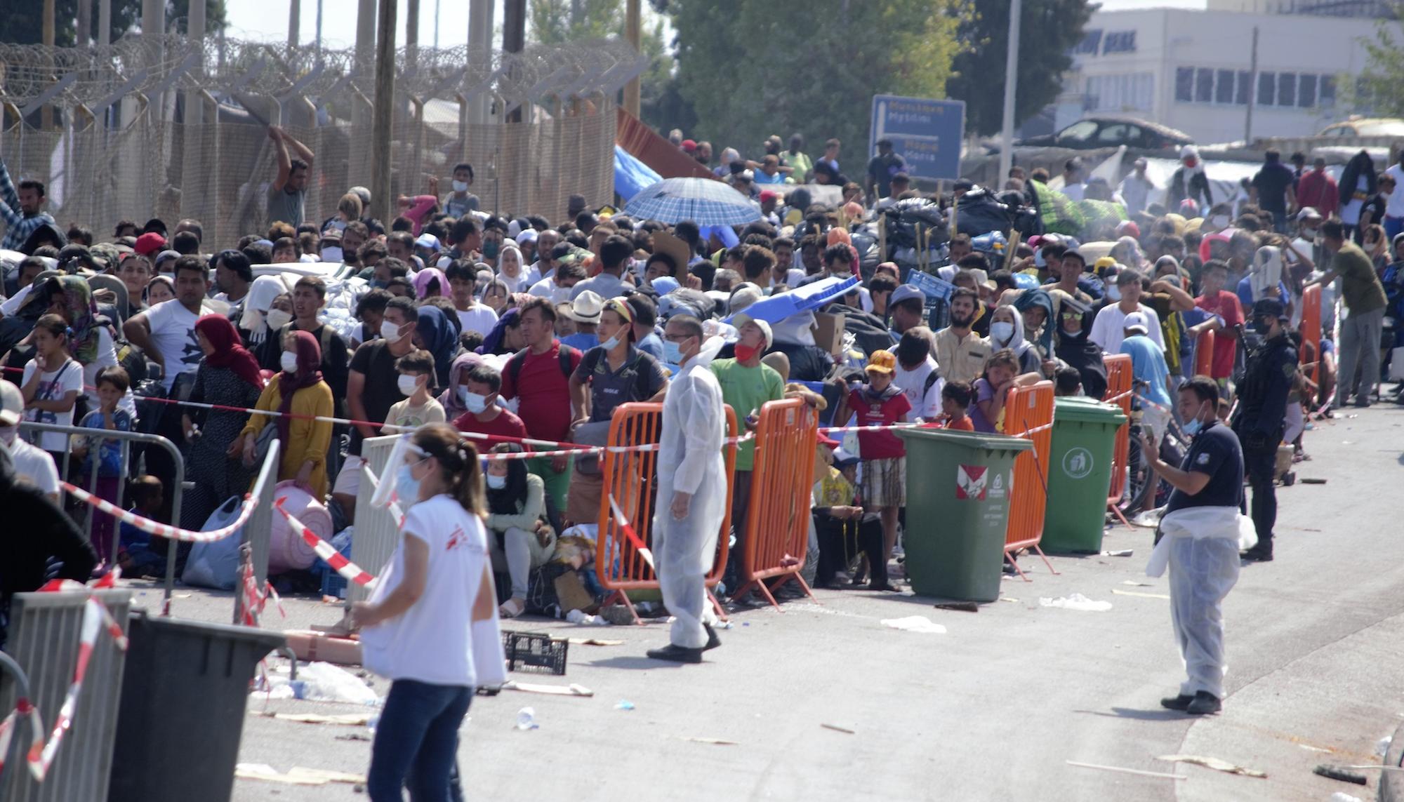 Campo de refugiados en Moria - 1