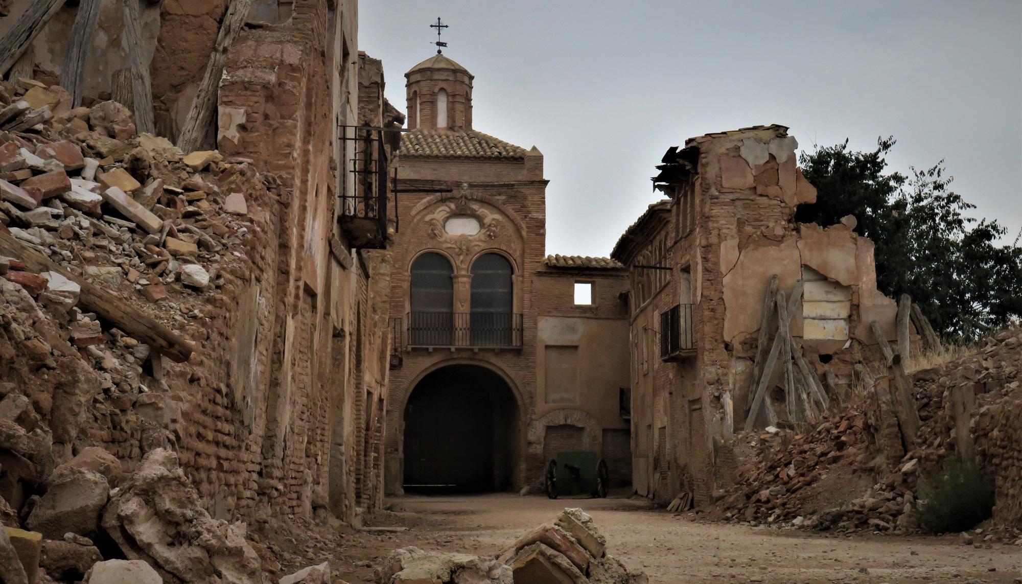 Un tercio de las construcciones de Belchite fueron destruidas durante la guerra civil