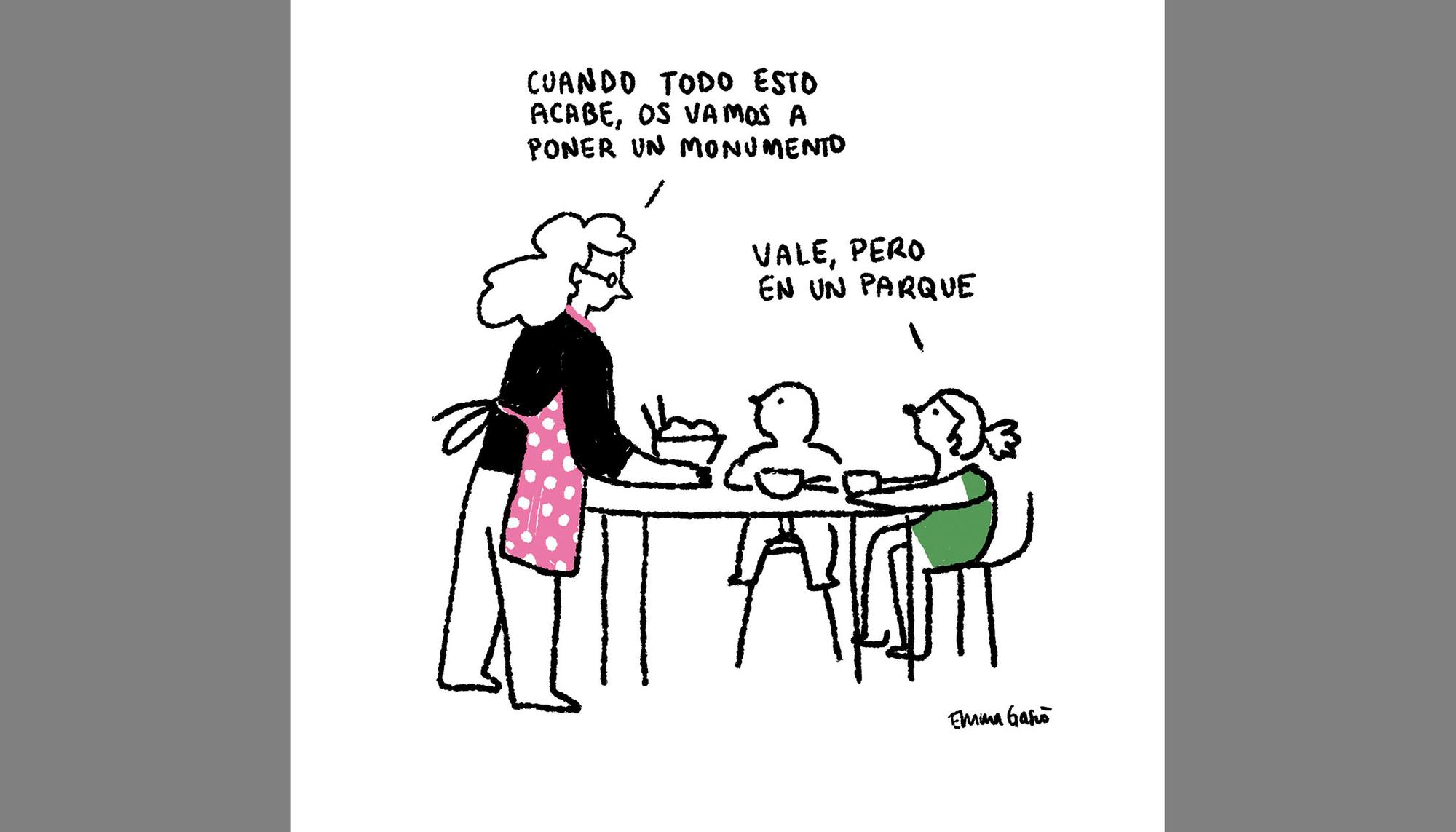 Niños confinados