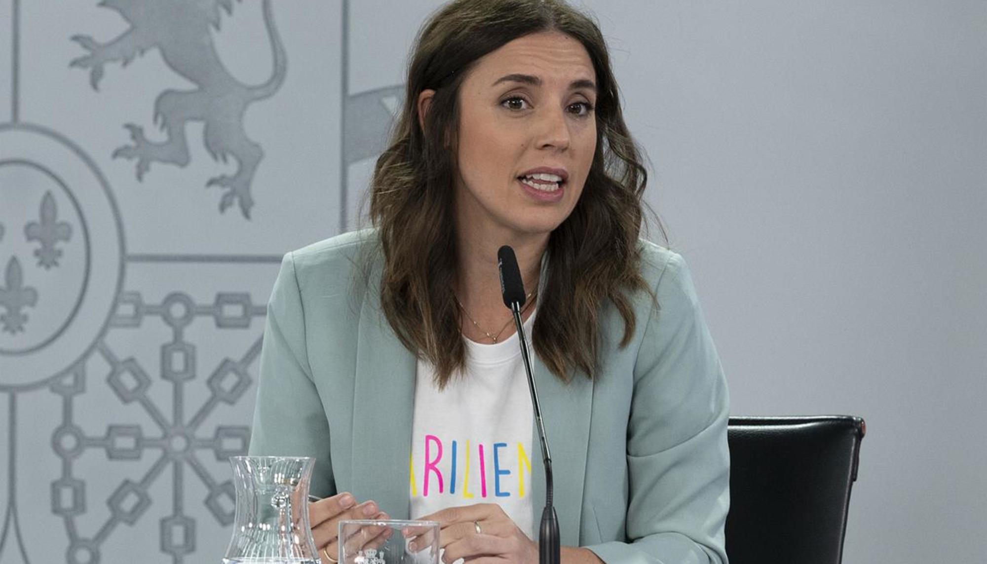 Consejo Ministros Irene Montero