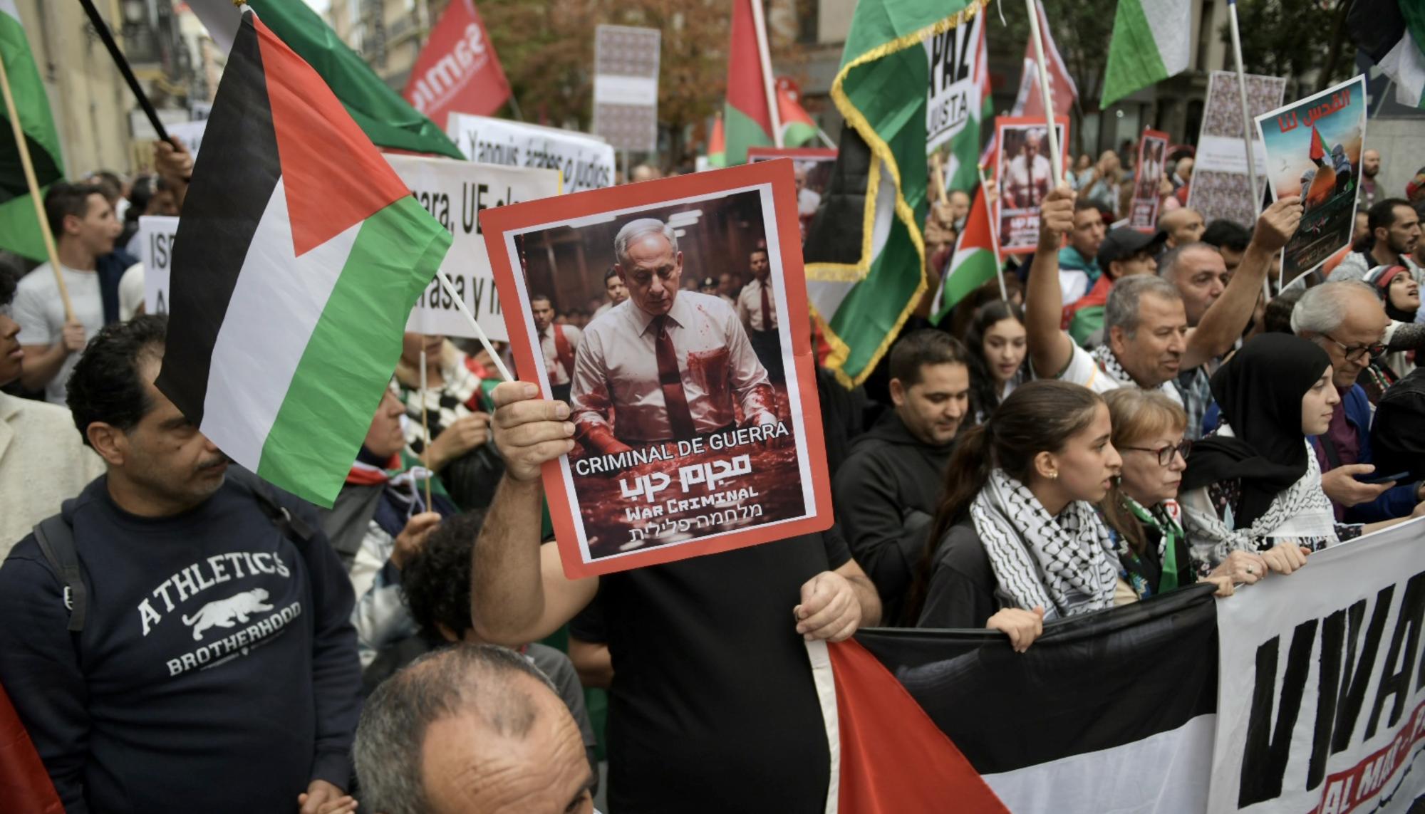 Propalestina Gaza Madrid