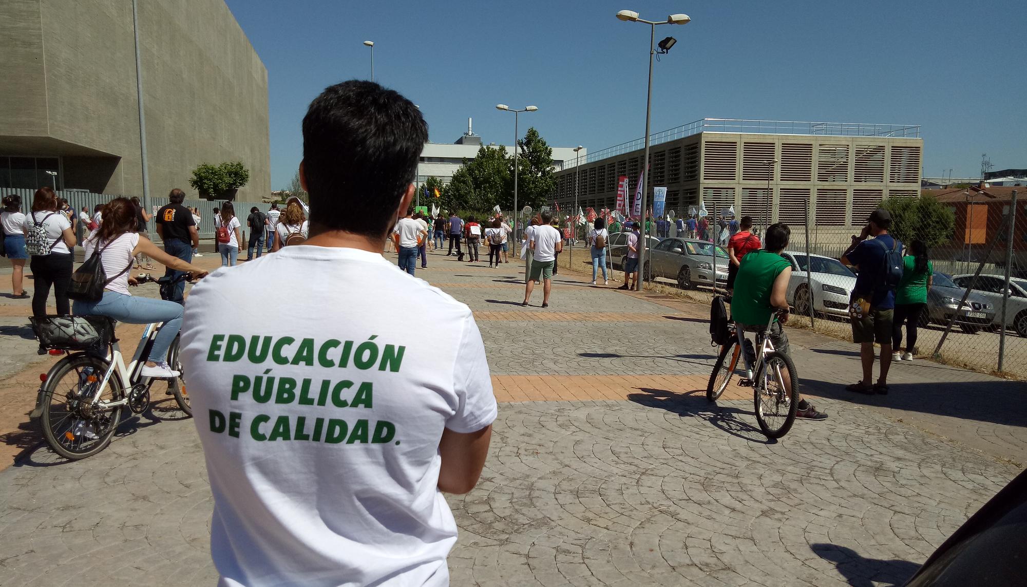 Concentración recortes educación