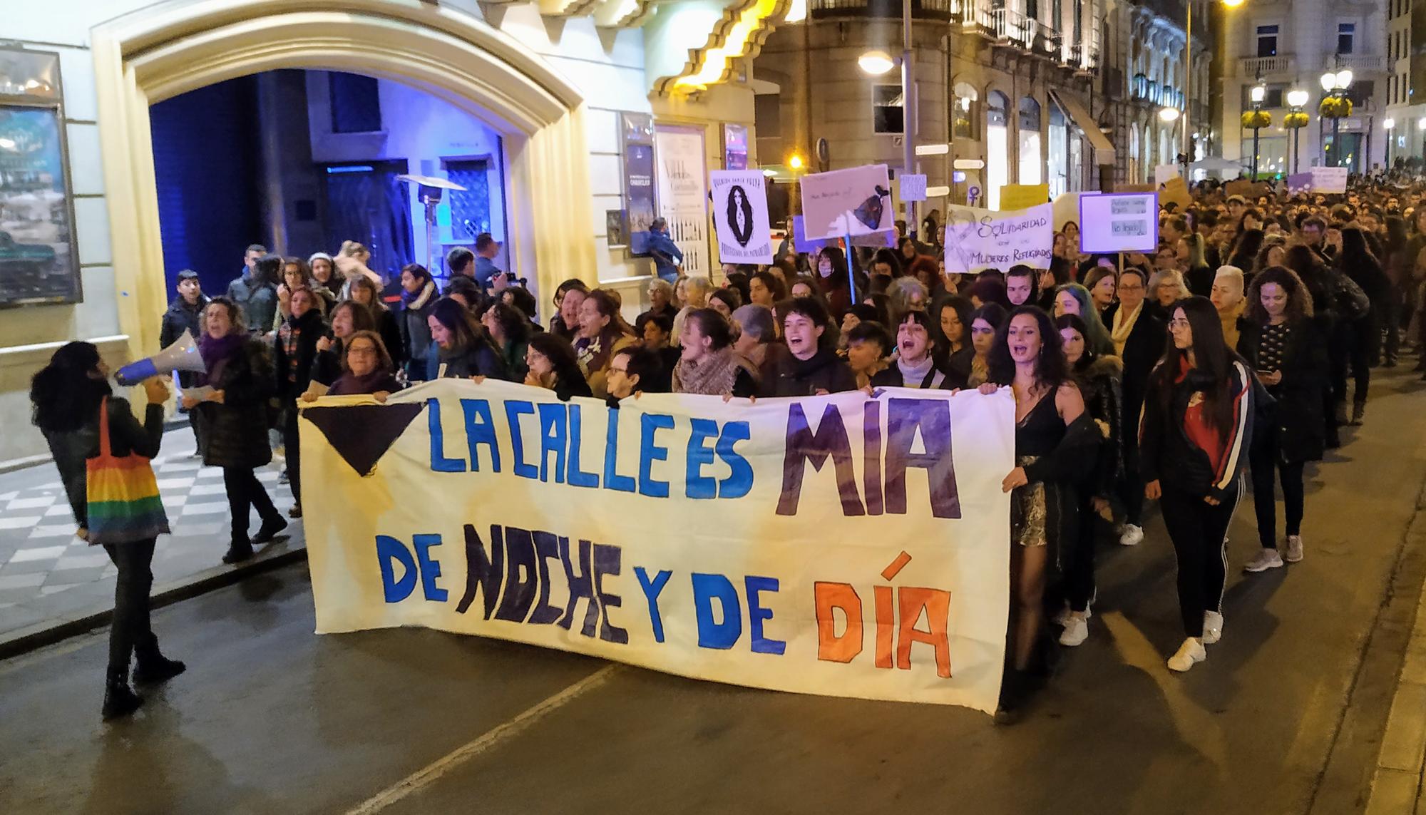 Granada Manifestacion Nocturna 8M 2020