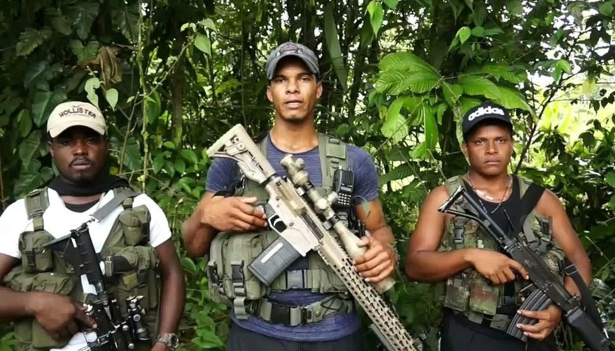 Alias Guacho, líder de las disidencias de las FARC en la frontera de Colombia con Ecuador.