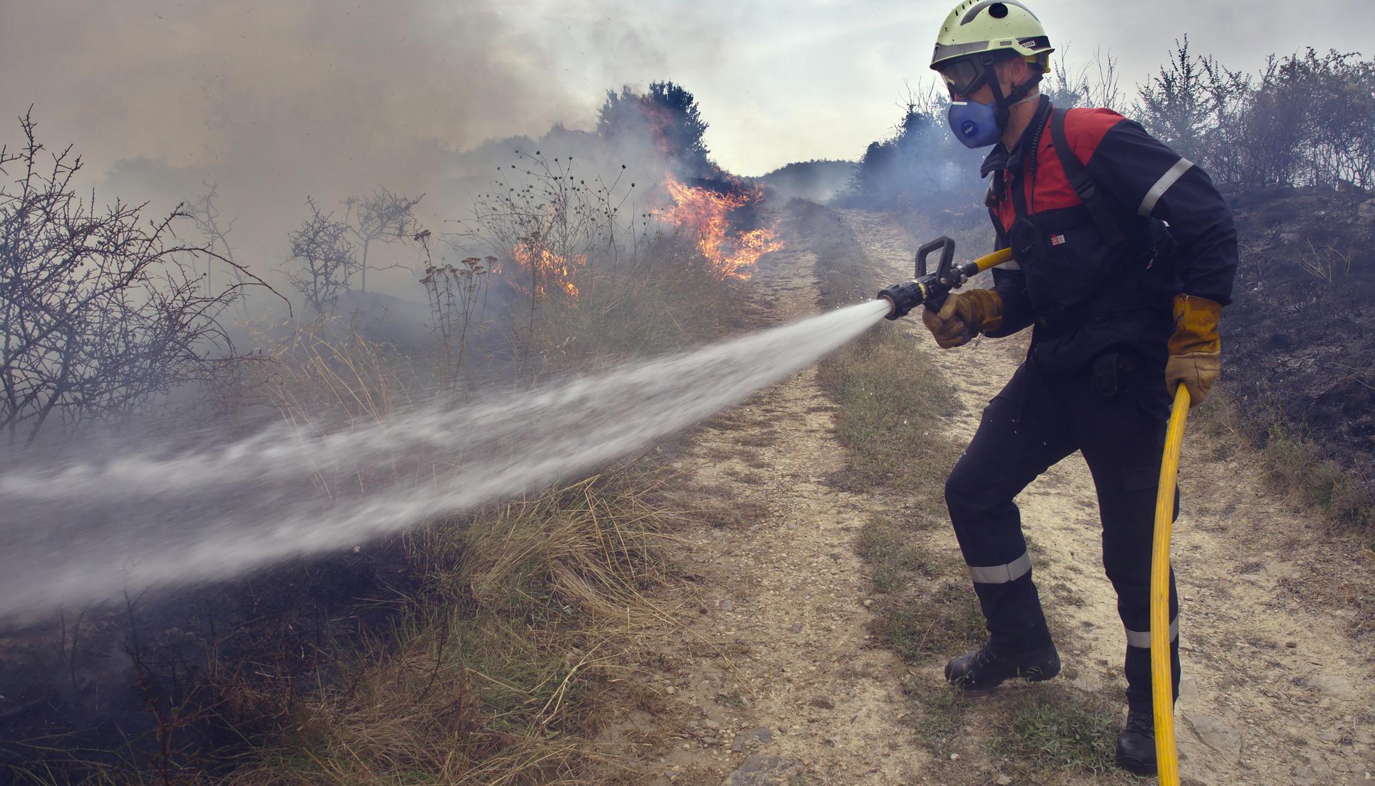 Incendio bomberos