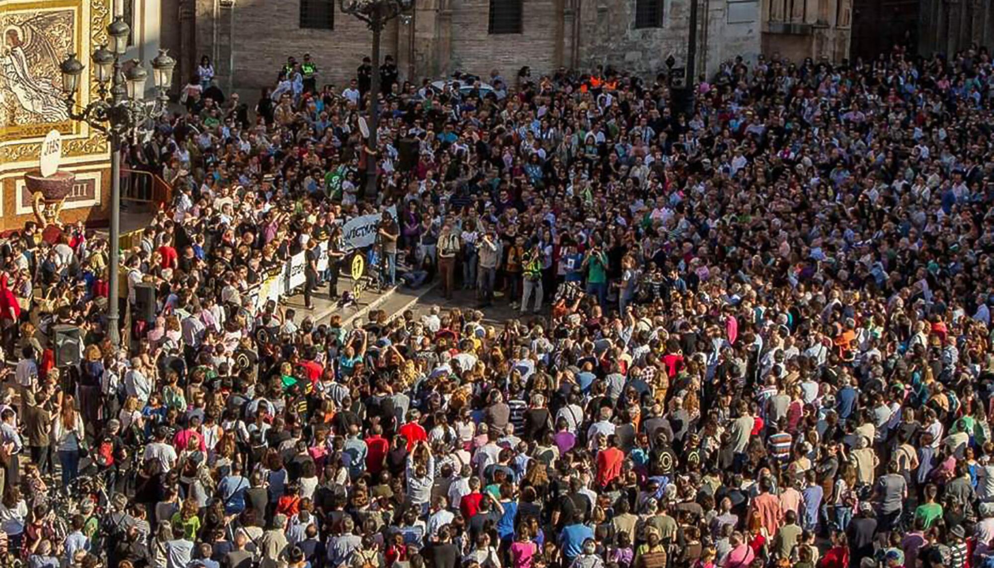 Manifestación Metro Valencia 2013