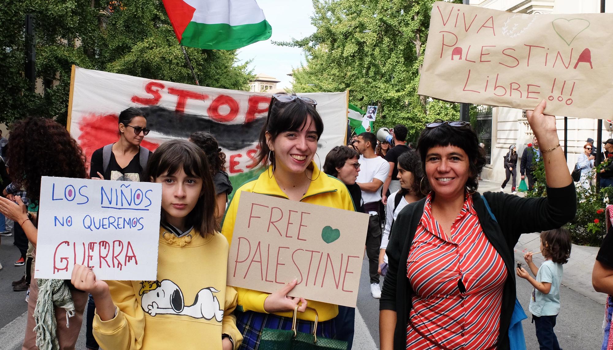 Manifestación Granada Palestina 2