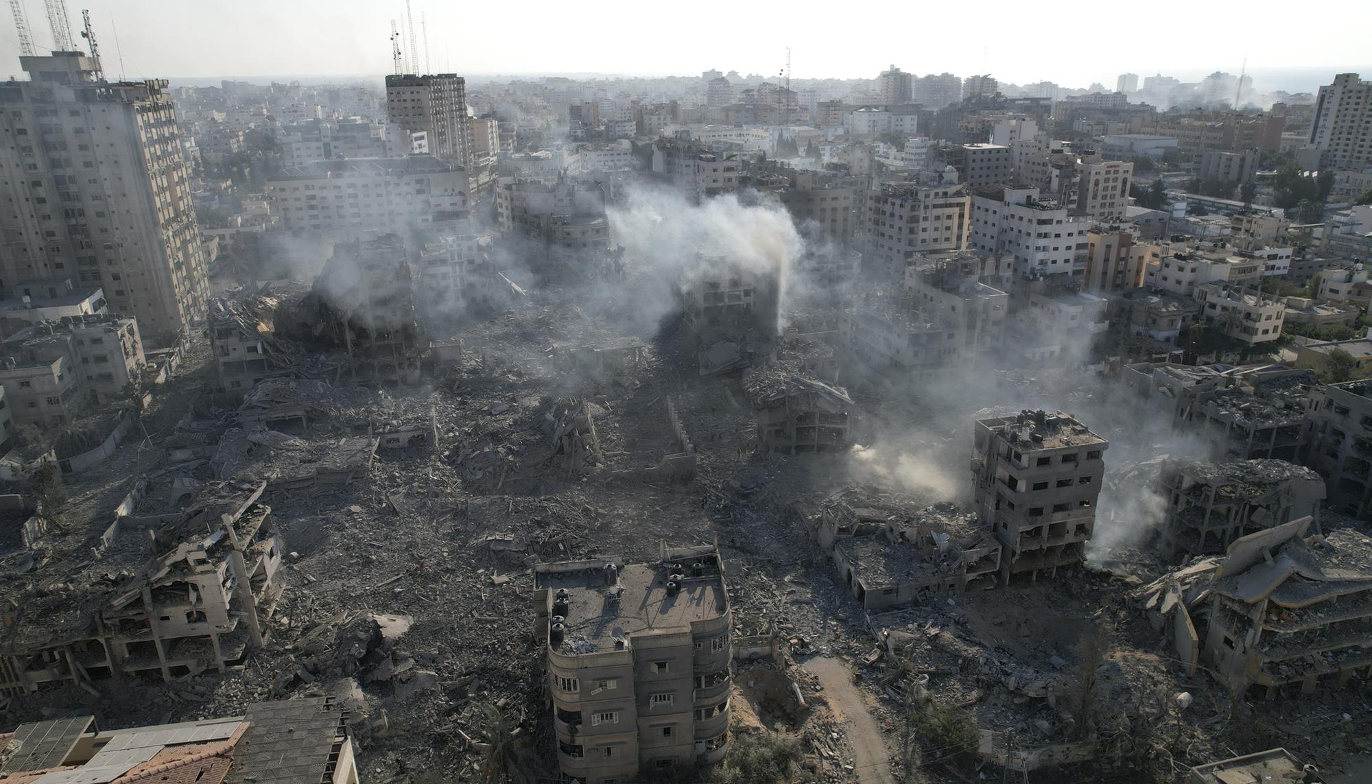 Bombardeo en Gaza octubre 2023