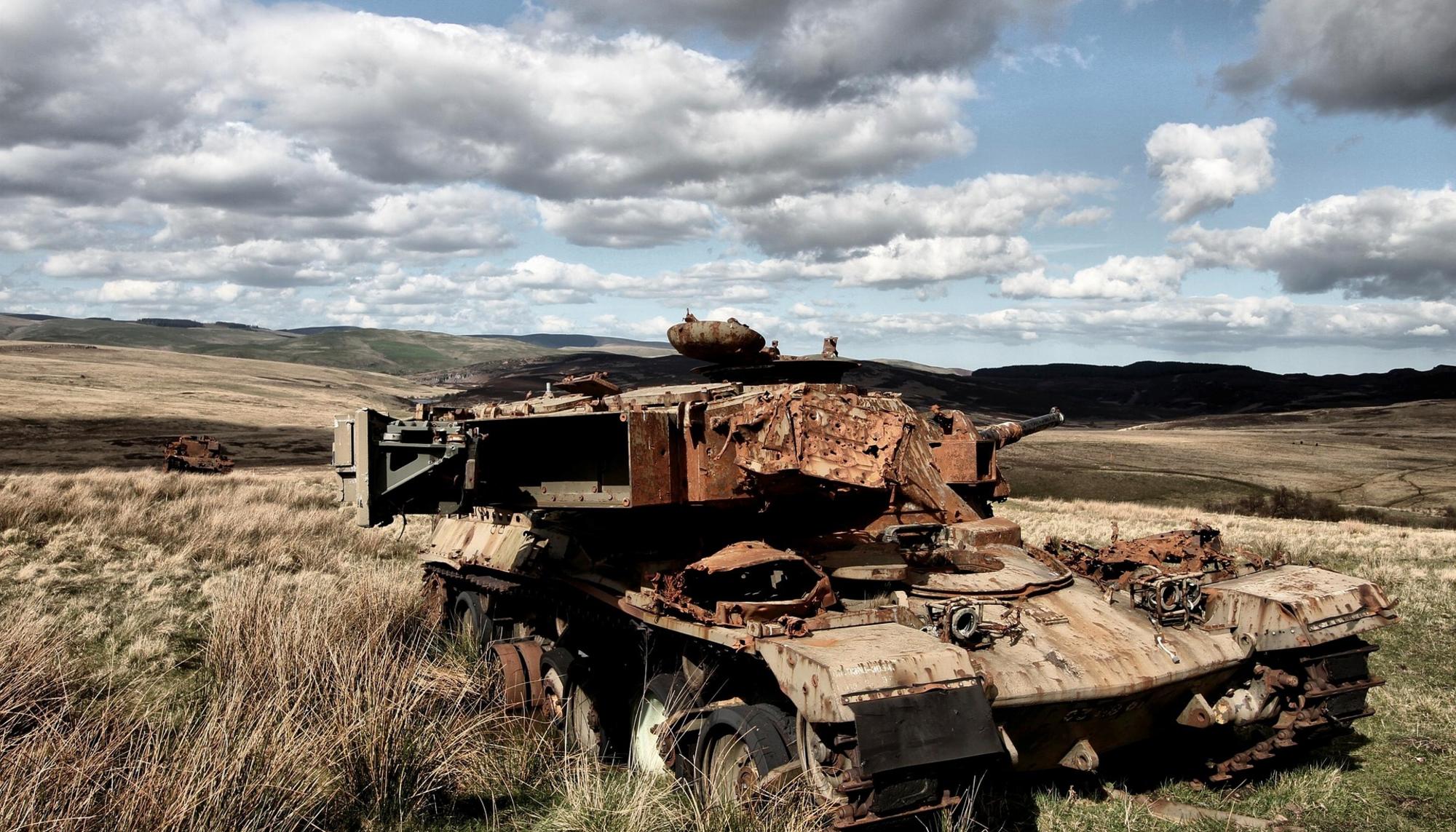 Tanque destruido