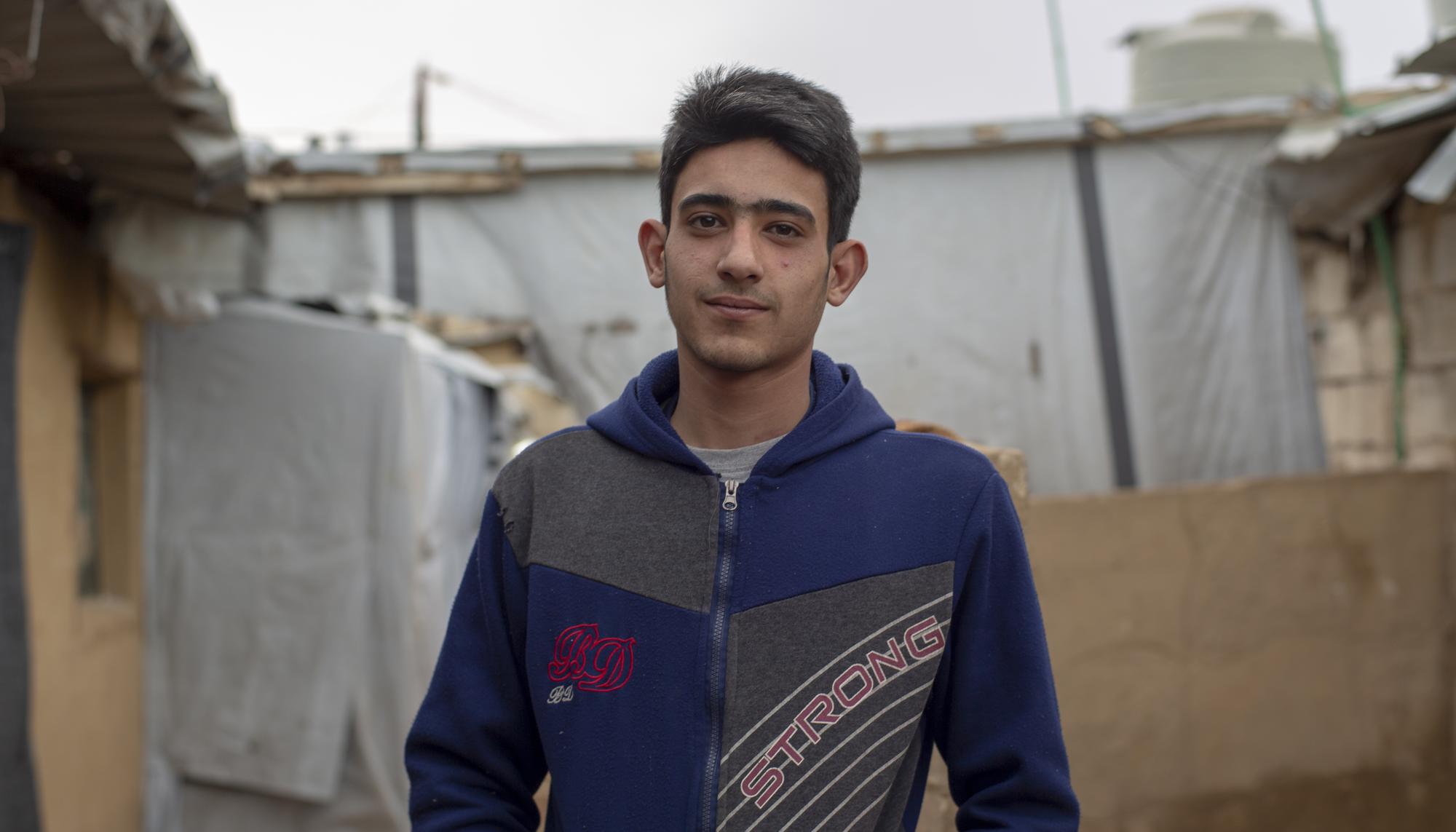 Ahmad refugiado sirio