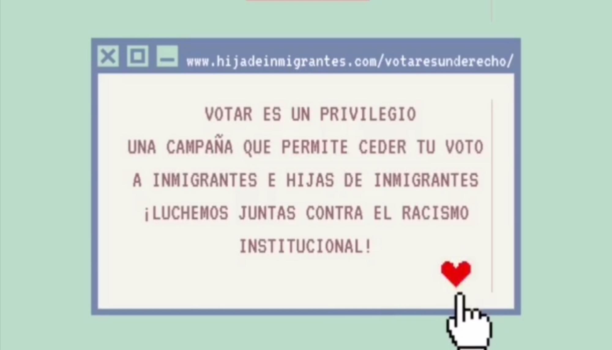 Votar es un privilegio