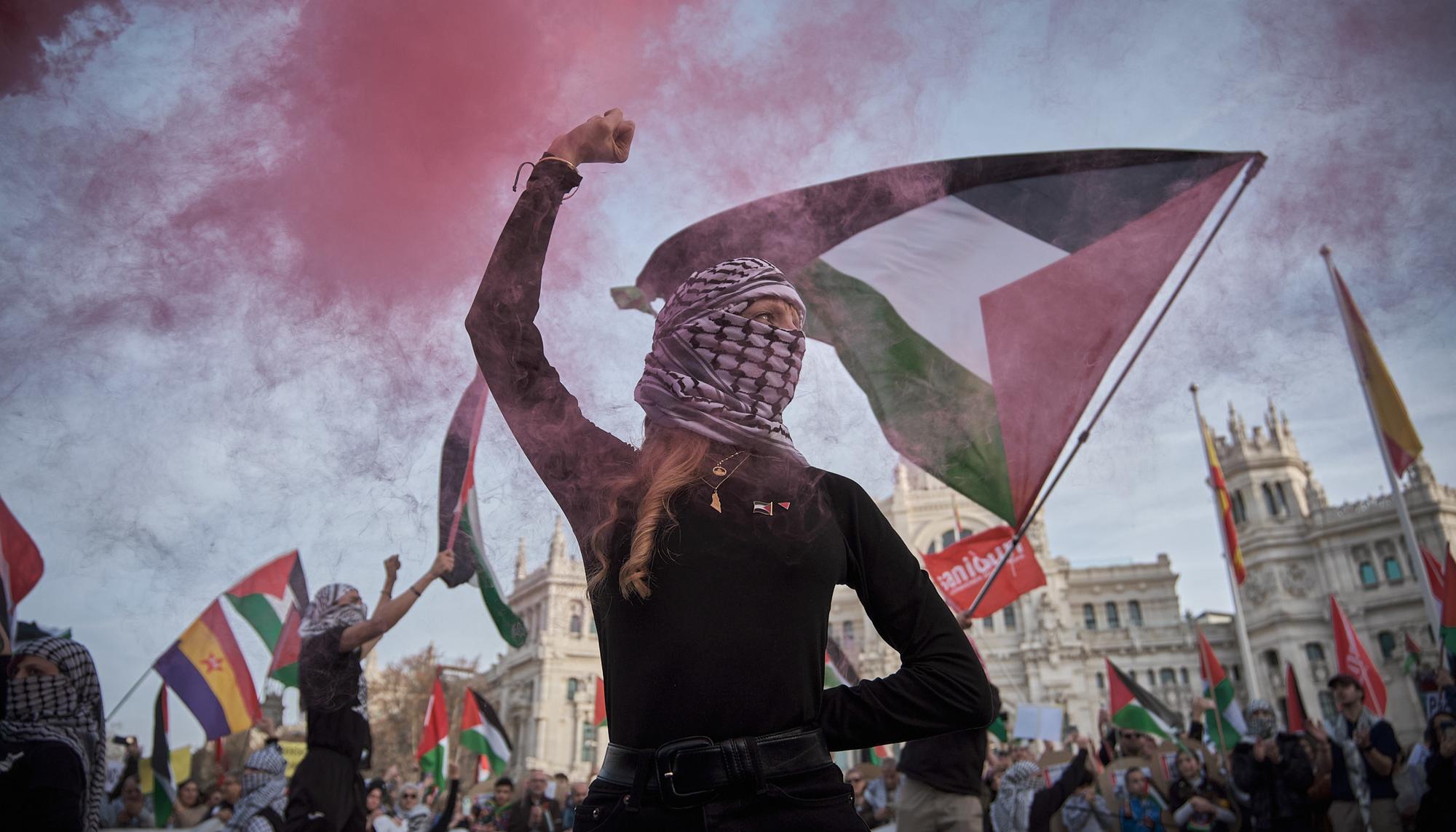 Manifestación estatal Palestina Madrid 25 enero 2024 - 5