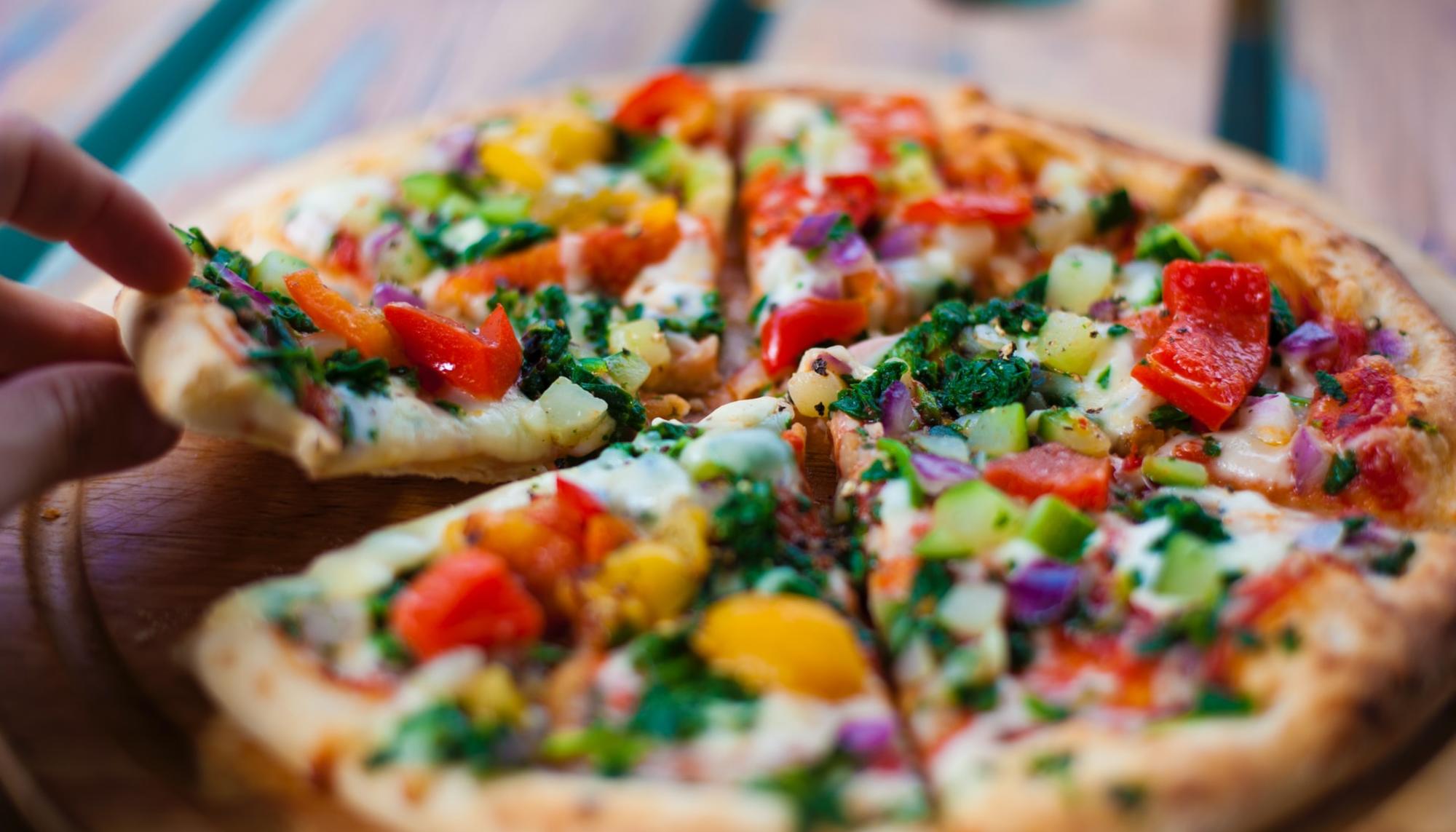 veggie pizza med