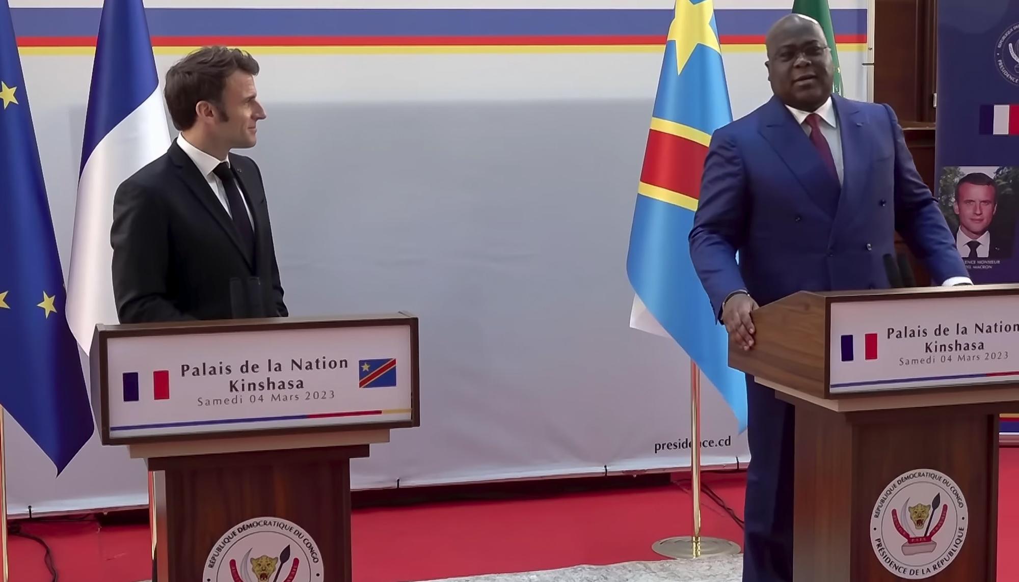 Macron Tshisekedi RDC