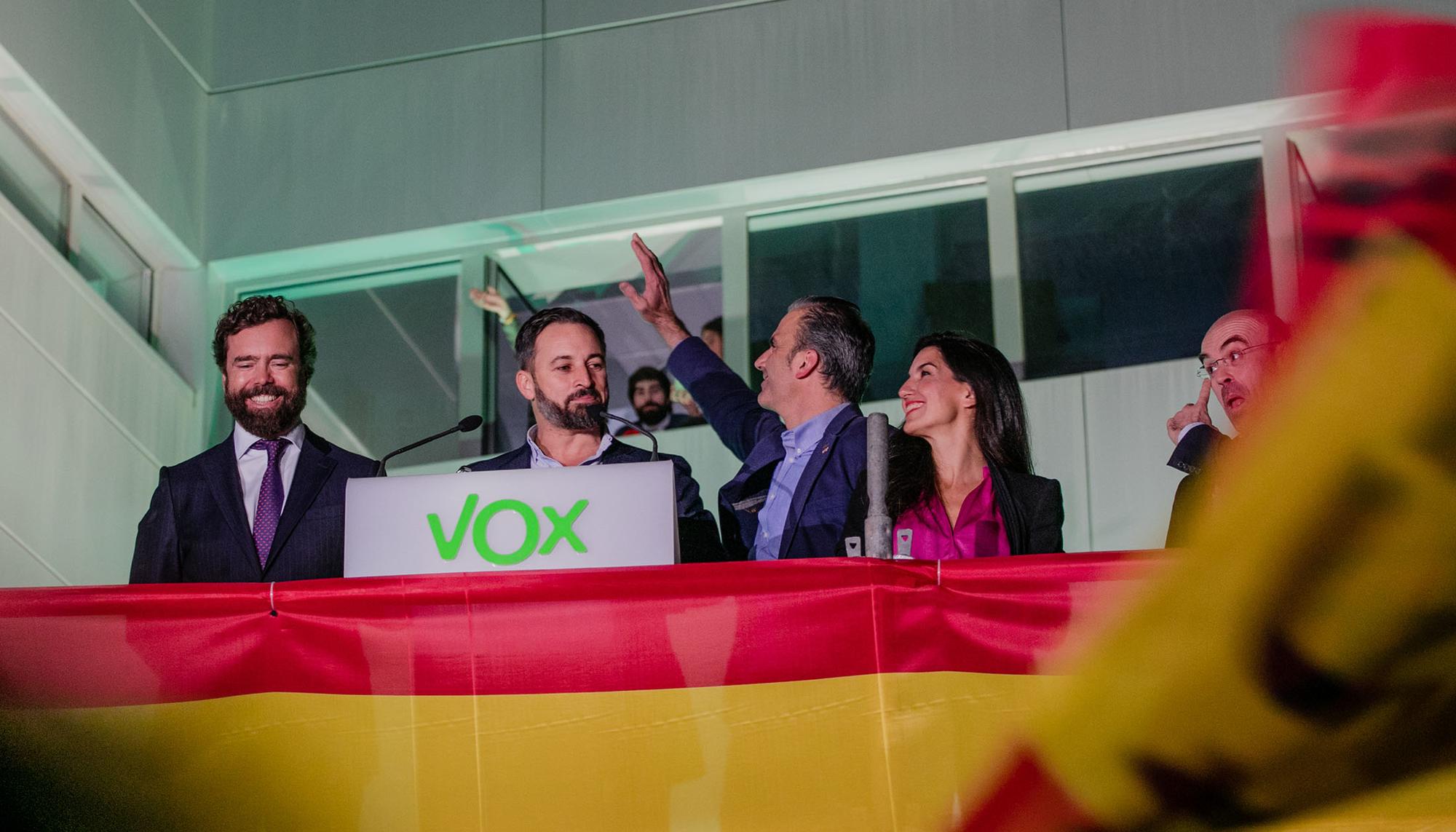 Vox celebra el resultado electoral del 10 de noviembre