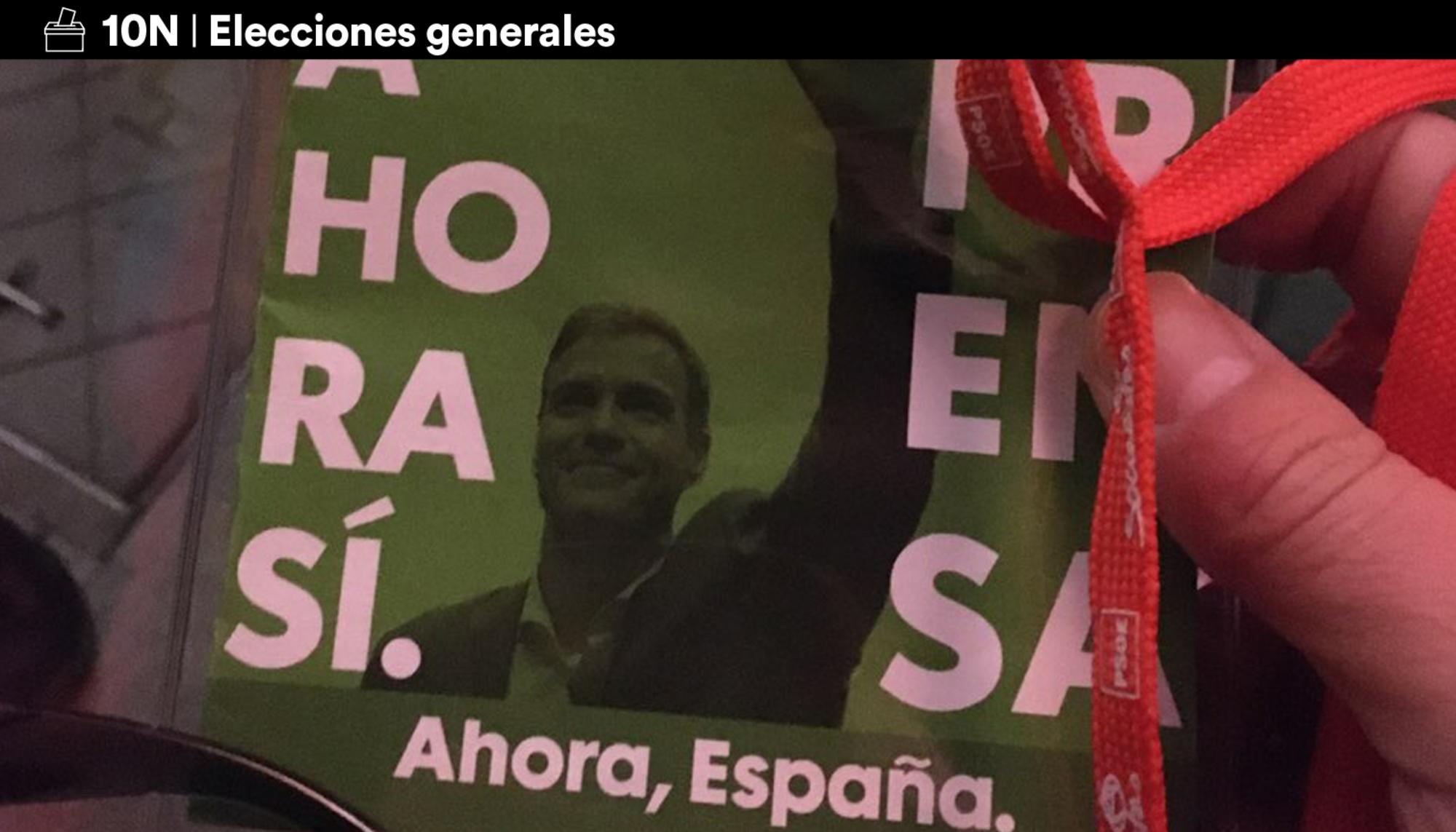 10N barra especial FOTO PSOE 2
