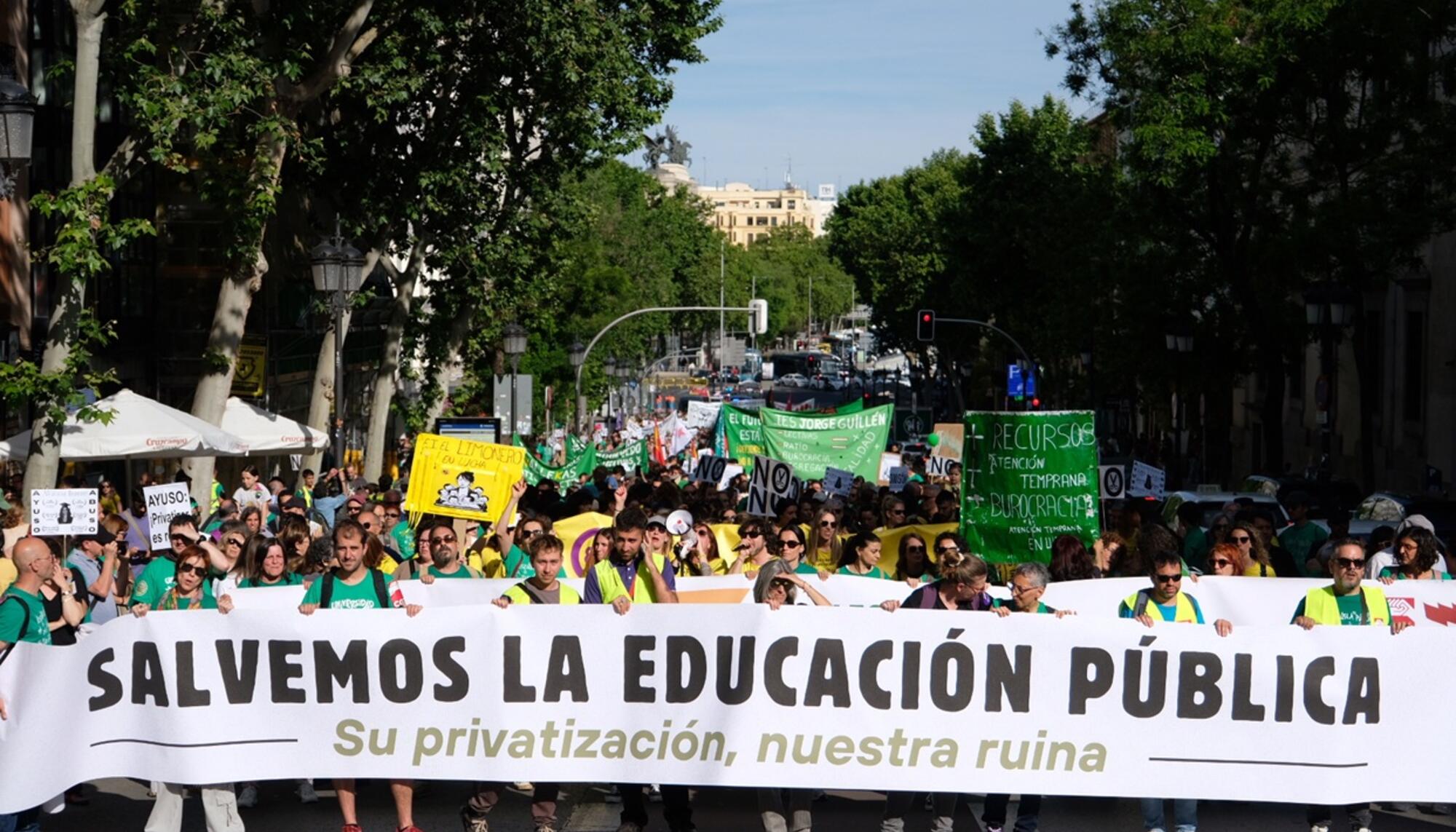 Manifestación Educación Madrid 22052025 - 2