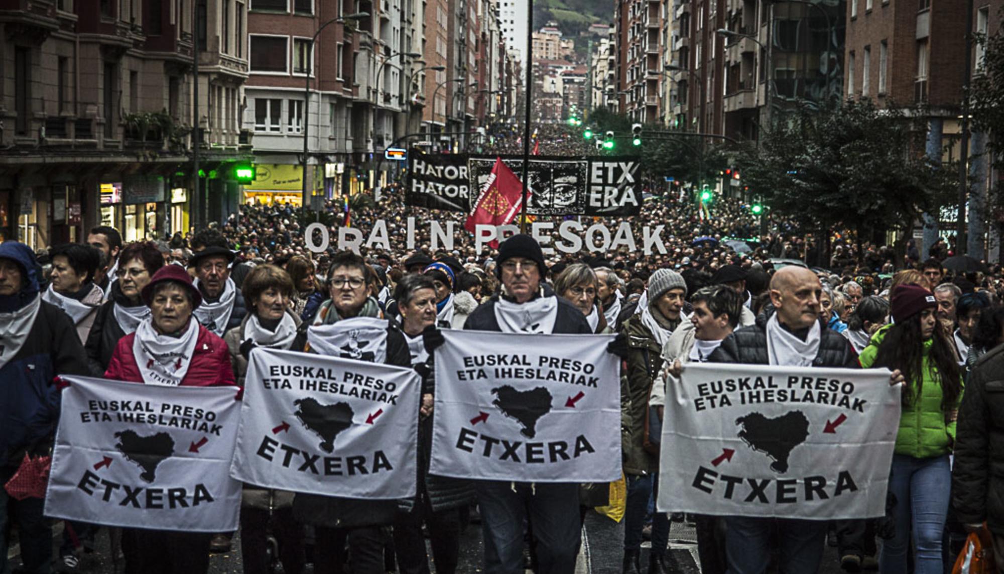 Manifestación en Bilbao Presos Ekinkik