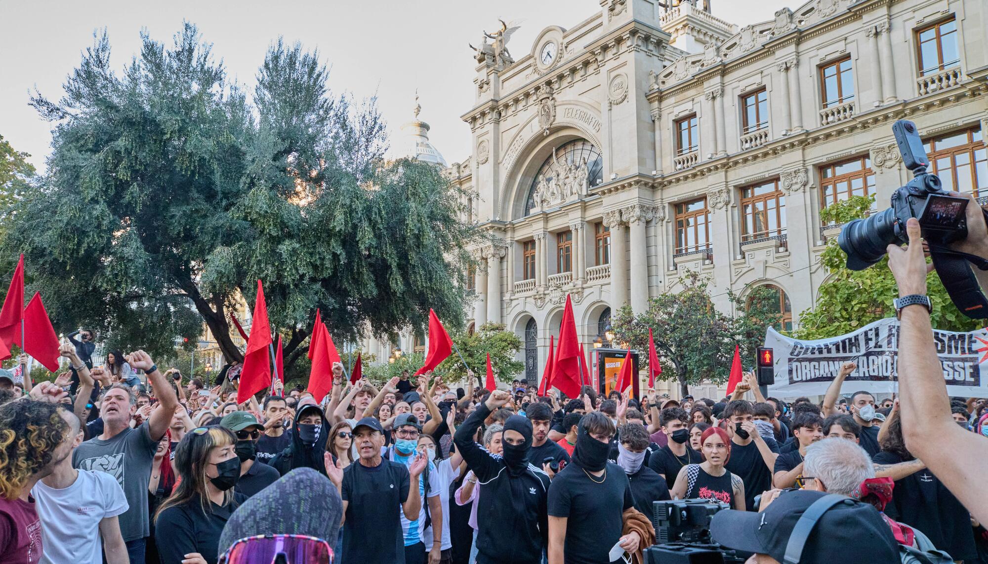 Respuesta antifascista acampada València - 5