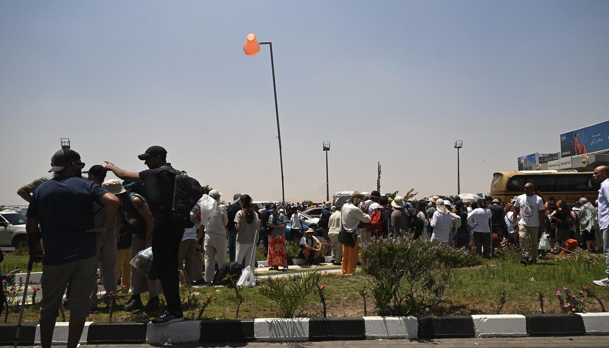 Marcha Mundial a Gaza Peaje El Cairo - 1