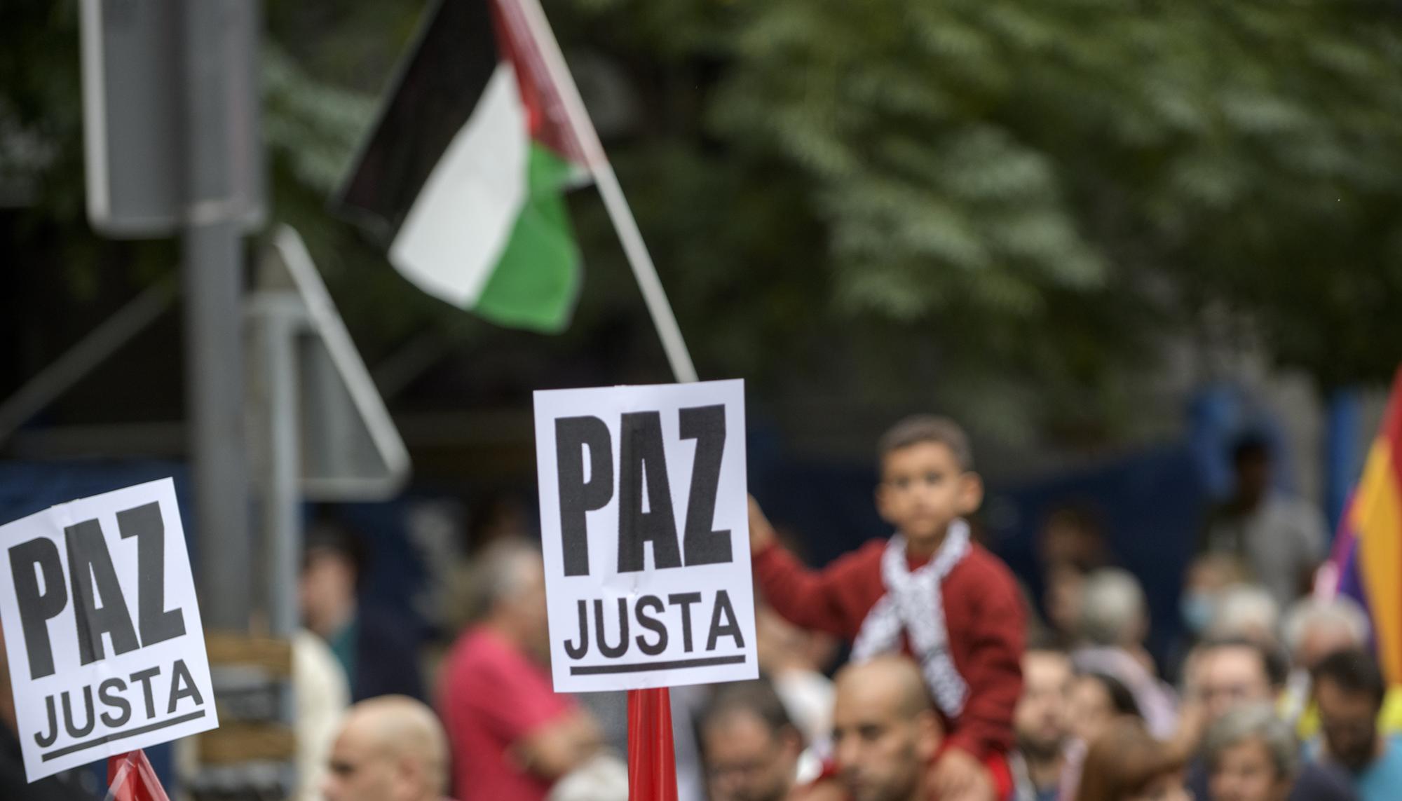 Manifestación Gaza Madrid Atocha - 6