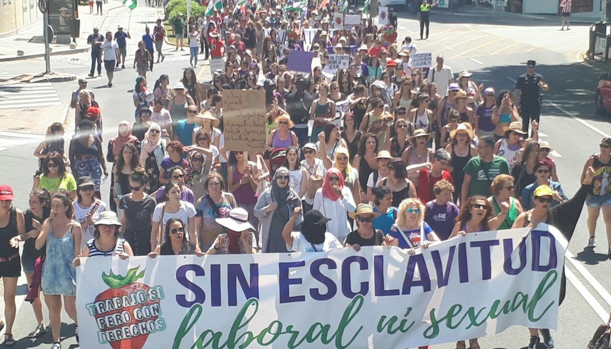 Manifestación Fresa Sin Esclavitud 1