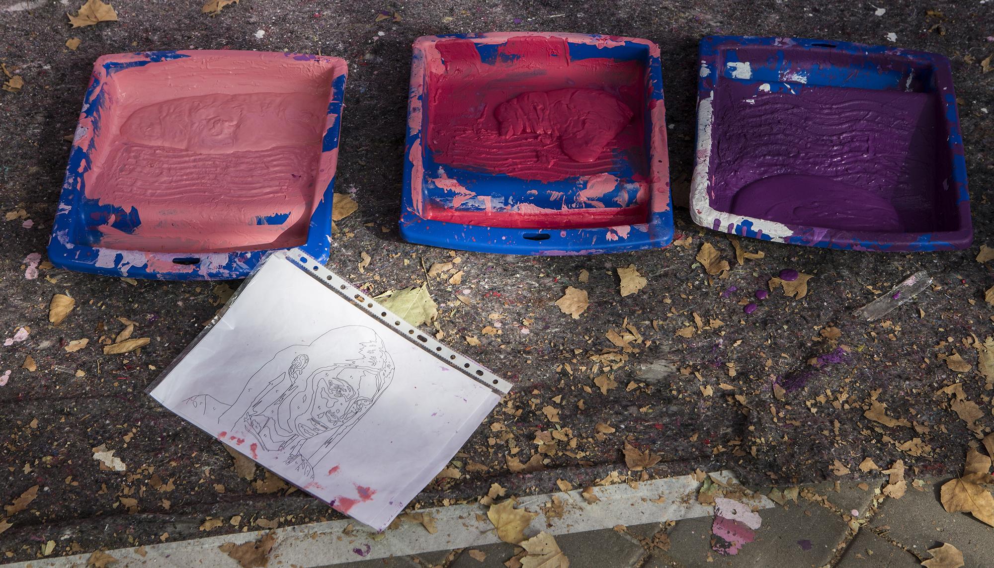 Reconstrucción del mural feminista de La Concepción en Ciudad Lineal, Madrid - 8